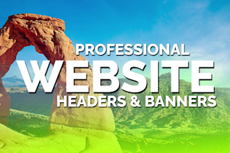 design professional website banners, headers, google ad