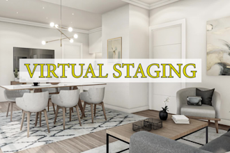 do virtual staging, virtual renovation with hight quality