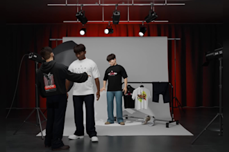 do 3d clothing mockup animation of t shirt and hoodie or any 3d garment design