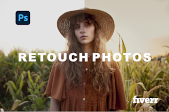 do high end photo editing and retouching
