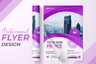 do flyer design and beauty salon flyer for your business