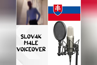 produce a slovak male voice over