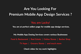 design mobile app with clean modern and beautiful UI UX