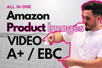 design full amazon product listing images, premium ebc design, infographic video