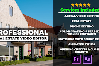 do real estate video editing in 24 hours