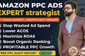 be your amazon ads campaign expert, build, audit, optimize amazon PPC