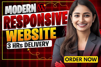 build wordpress website development, design, redesign business websites
