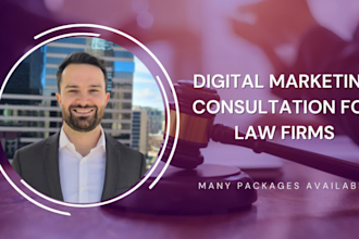 help you develop a digital marketing strategy for your legal practice