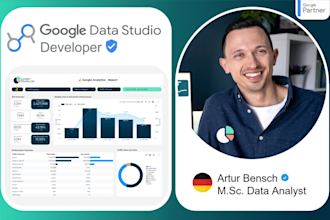 create, optimize, and fix every google data studio or looker studio report
