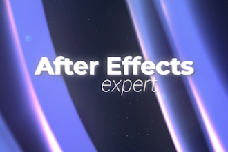 edit any after effects template or create a custom animation