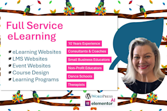 create a custom elearning or lms website for your business