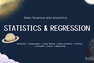do statistics regression data science in python and excel