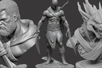 do 3d sculpting for 3d printing in zbrush and blender