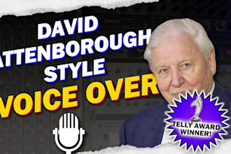 record a voiceover in the style of david attenborough