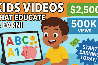 create fast viral kids learning videos for youtube animation for kids