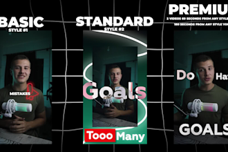 professionally edit engaging instagram reels and tiktoks and youtube shorts