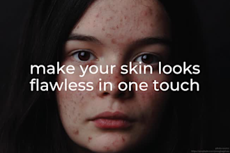 retouch skin, acne, pimple, or dark spots on photoshop fast and detailed