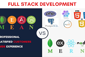 create responsive website using mean stack mern stack