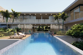 create a realistic 3d exterior house rendering and architectural animation