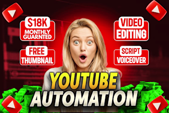 create top 10 cash cow faceless videos and setup youtube automation channel
