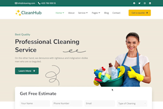 house cleaning website commercial cleaning website cleaning service website