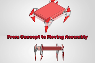 design mechanical moving parts, mechanisms, and assemblies