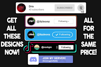 make social media lower thirds with your own logo