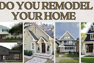 professional remodel exterior, change house wall or brick color
