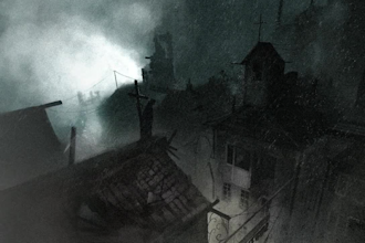 create atmospheric environment art, horror scenes, fantasy