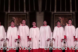 enhance and upscale your videos to 1080p, 4k or 8k
