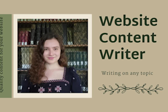 write SEO content for your landing page