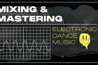 professionally mix and master techno house disco and more