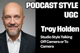 create ugc podcast style video ads