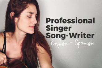 be the female singer for your song