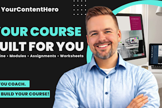 create your online course curriculum, modules, and lessons