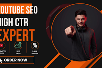 write SEO optimized youtube titles and descriptions