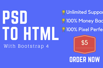 convert figma to html xd to html sketch to html with bootstrap5