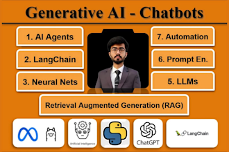 build ai agents, rag chatbots, generative ai, with llms and prompt engineering