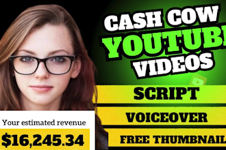 create youtube automation channel, cash cow videos, cash cow channel, cash cow