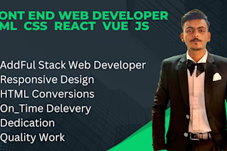 do full stack website development, frontend backend website developer
