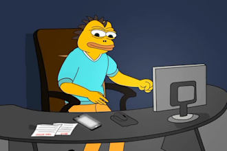 2d memecoin animation, crypto meme art, 2d animation video solana memecoin video