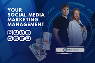 be your social media marketing manager