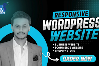 design, redesign and develop responsive business website