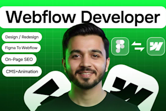 develop webflow website, webflow expert, figma to webflow