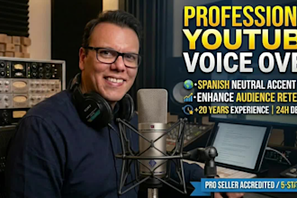 narrate your youtube video in spanish