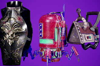 do 3d assets and props for your game