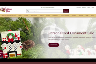 build christmas shopify store christmas website christmas dropshipping store