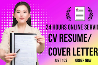 design a modern cv template for students and professionals