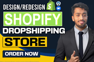 design, redesign shopify store, shopify dropshipping store, shopify website