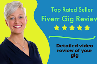 provide a gig review with pro tips to make your gig sell